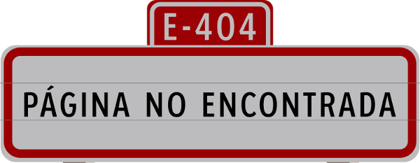404 Not Found error message in Spanish